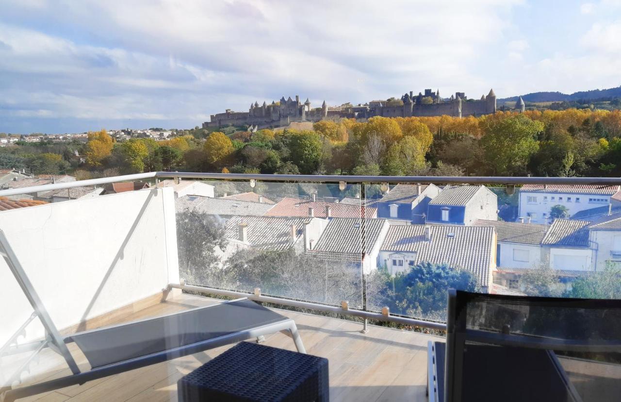 Les Suites Du Saint Nazaire - Les Balcons De La Cite Carcassonne Bagian luar foto