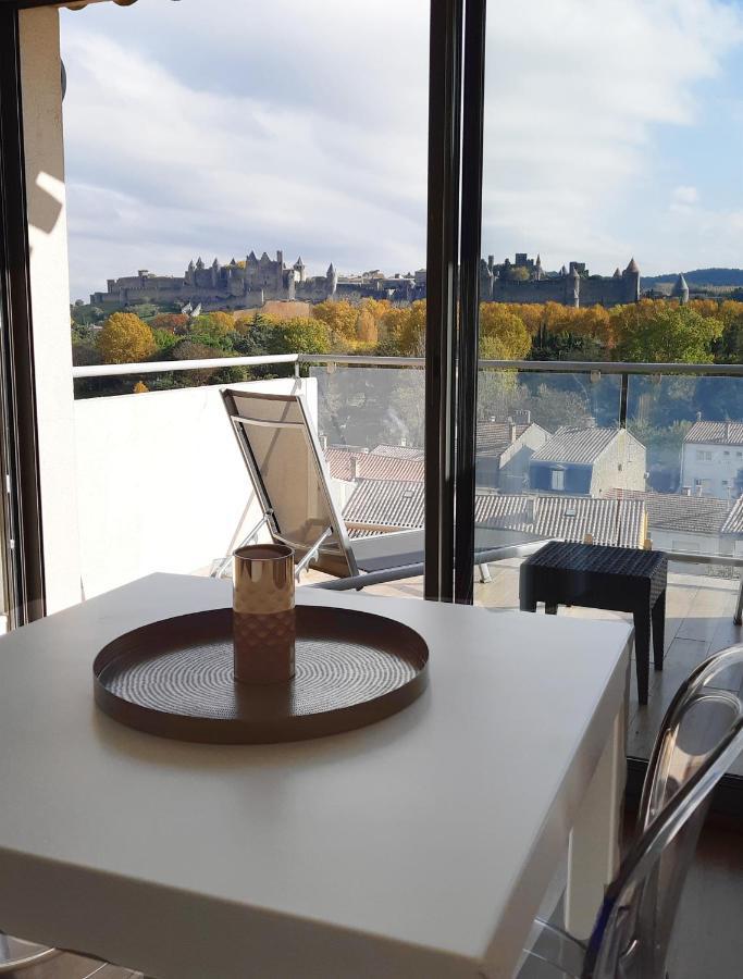 Les Suites Du Saint Nazaire - Les Balcons De La Cite Carcassonne Bagian luar foto