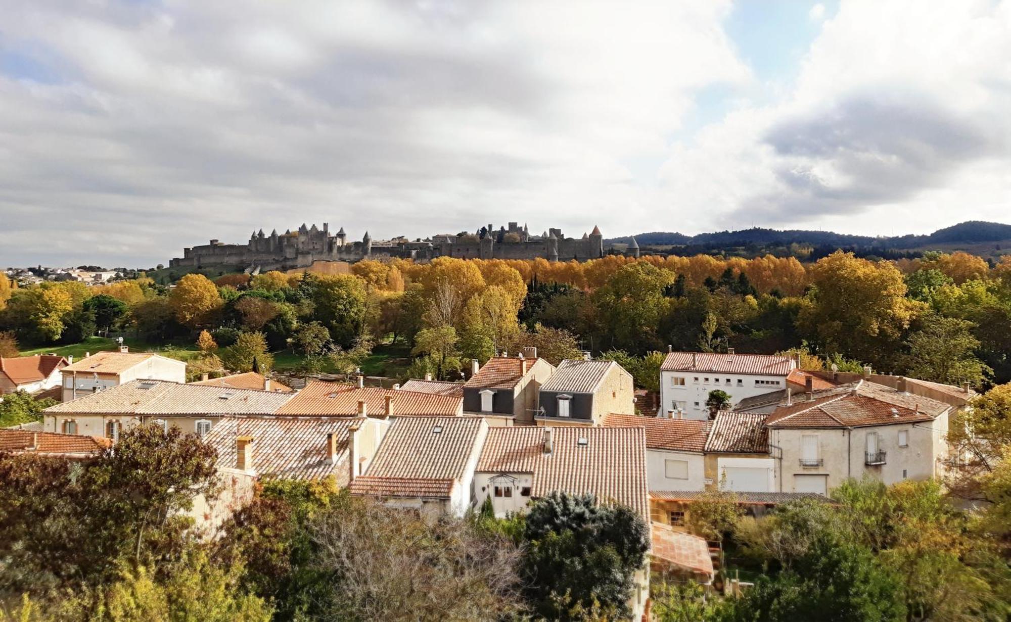 Les Suites Du Saint Nazaire - Les Balcons De La Cite Carcassonne Bagian luar foto